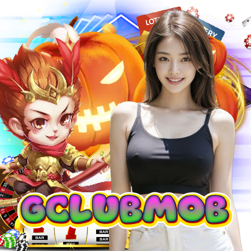Character and woman with gaming theme